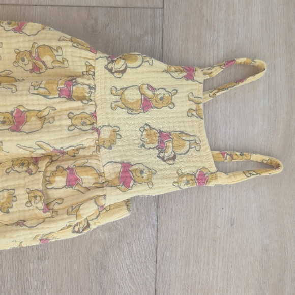 Disney Baby Pooh Bear Romper Yellow Gauze 18M - Picture 3 of 4